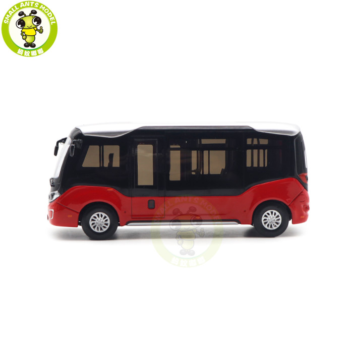 1/32 Golden Dragon XML6606 Minibus City Bus With Lights Diecast Model Toys Car Bus Gifts For Friends