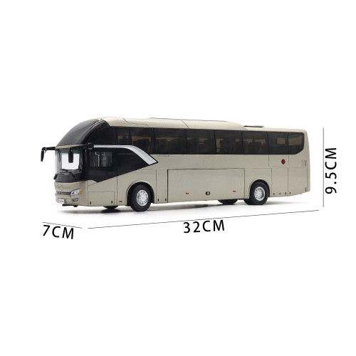 1/38 China Golden Dragon TRIUMPH XML6125 Luxury Bus Diecast Model Toy Car Gifts For Father Friends
