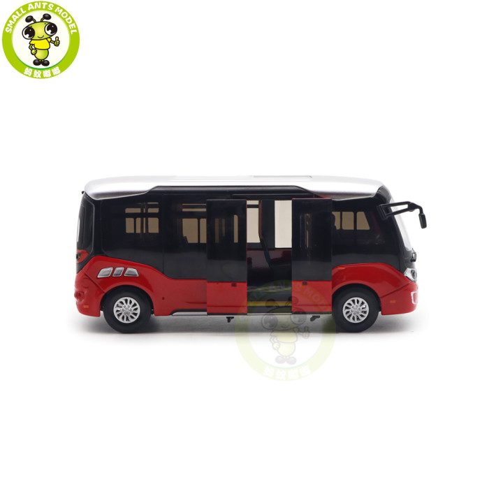 1/32 Golden Dragon XML6606 Minibus City Bus With Lights Diecast Model Toys Car Bus Gifts For Friends