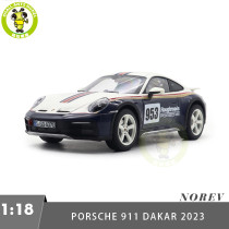 1/18 Porsche 911 DAKAR 2023 Roughroads #953 NOREV 187240 Diecast Model Toys Car Gifts For Friends Father