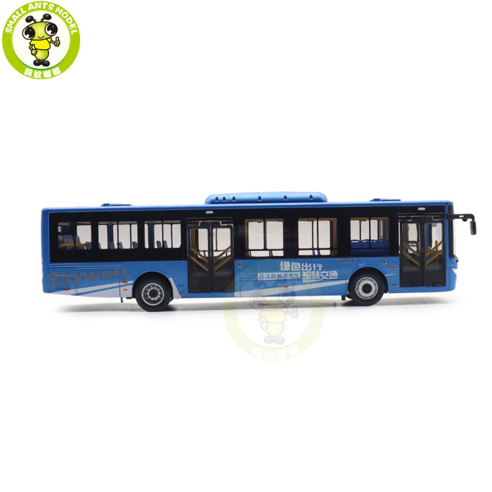 1/42 SKYWELL NJL6129EV H12 City Bus Diecast Model Toys Car Bus Gifts For Friends
