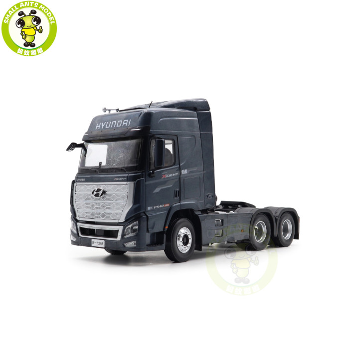 1/24 Hyundai XCIENT Truck Trailer Diecast Model Toys Car Gifts For Father Friends