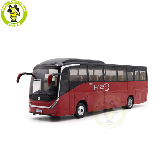 1/36 ZHONGTONG H12 Bus Coach Diecast Model Toys Car Bus Gifts For Friends