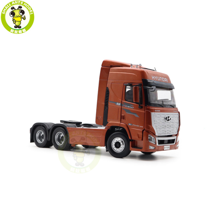 1/24 Hyundai XCIENT Truck Trailer Diecast Model Toys Car Gifts For Father Friends