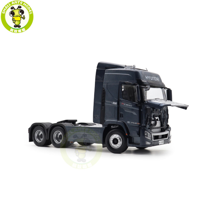 1/24 Hyundai XCIENT Truck Trailer Diecast Model Toys Car Gifts For Father Friends