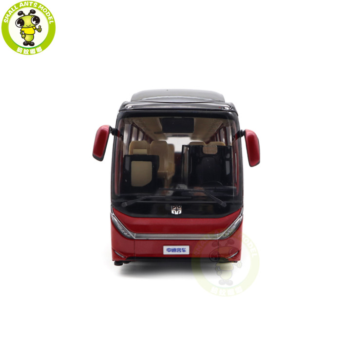 1/36 ZHONGTONG H12 Bus Coach Diecast Model Toys Car Bus Gifts For Friends