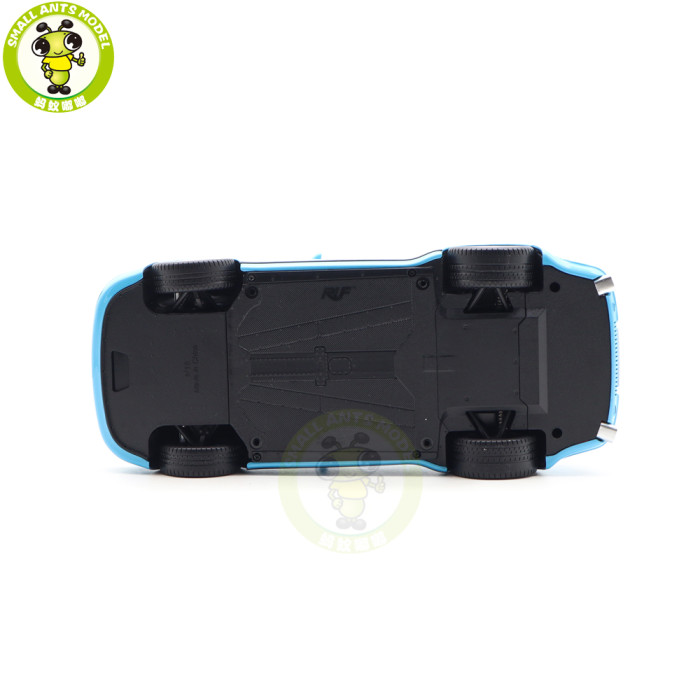 1/18 Porsche RUF CTR Anniversary 2017 Bavarian Sky Blue Almost Real 880302 Diecast Model Toy Car Gifts For Friends Father
