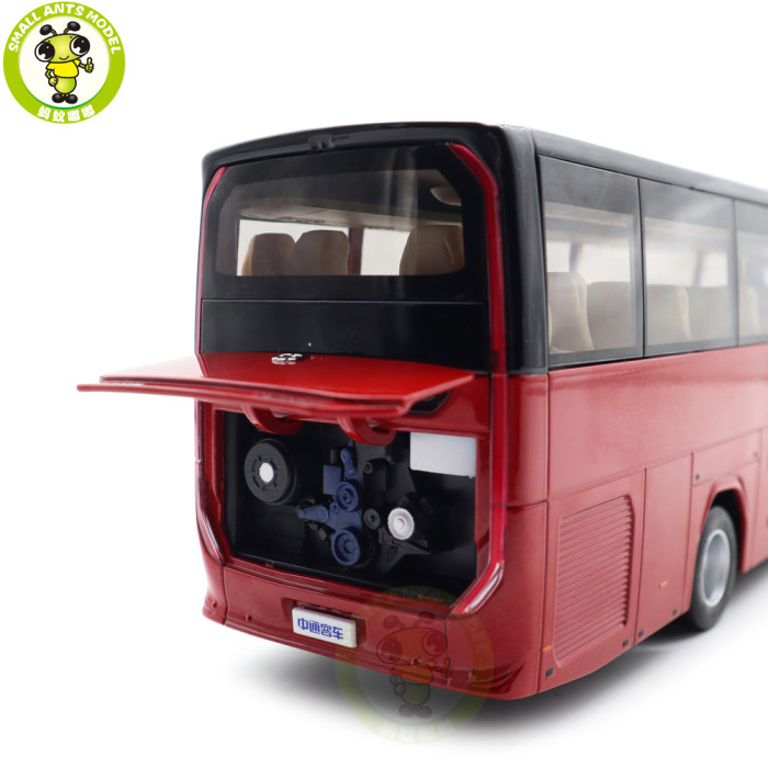1/36 ZHONGTONG H12 Bus Coach Diecast Model Toys Car Bus Gifts For Friends