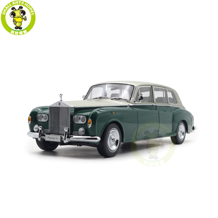 1/18 Kyosho Rolls-Royce Phantom VI Diecast Model Car Toys Kids Gifts