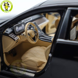 1/18 Mercedes Maybach S Class S680 2021 Almost Real 820115 Obsidian Black Diecast Model Toy Car Gifts For Friends Father