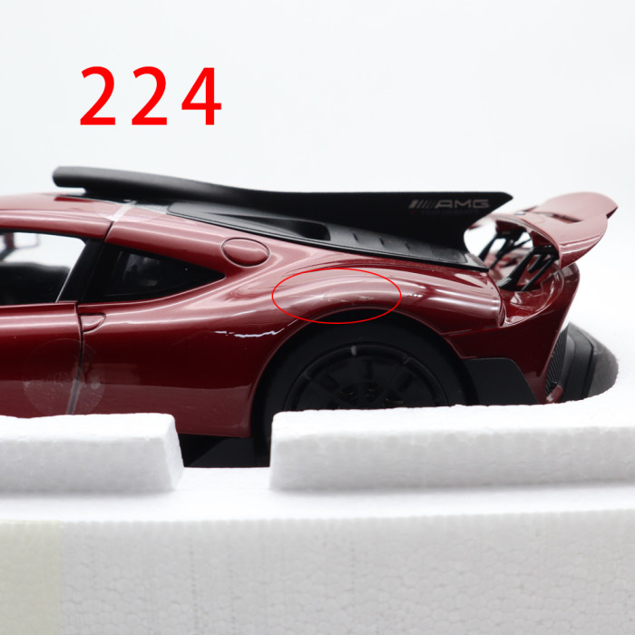 1/18 Kiloworks Mercedes Benz AMG ONE Black Diecast Model Toy Car Gifts For Father Friends