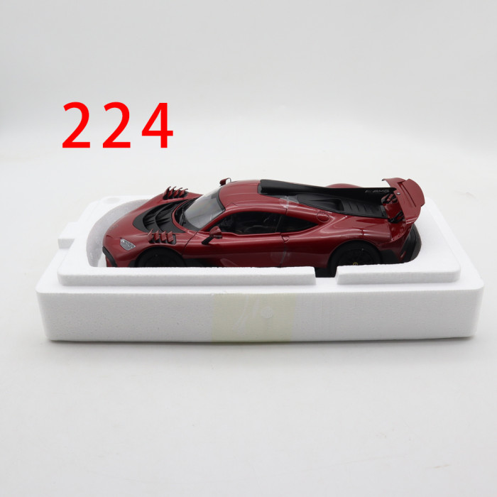 1/18 Kiloworks Mercedes Benz AMG ONE Black Diecast Model Toy Car Gifts For Father Friends
