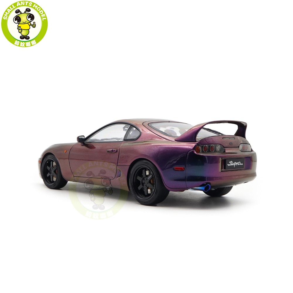 1/18 WHELART Toyota Supra A80 Midnight Purple Diecast Model