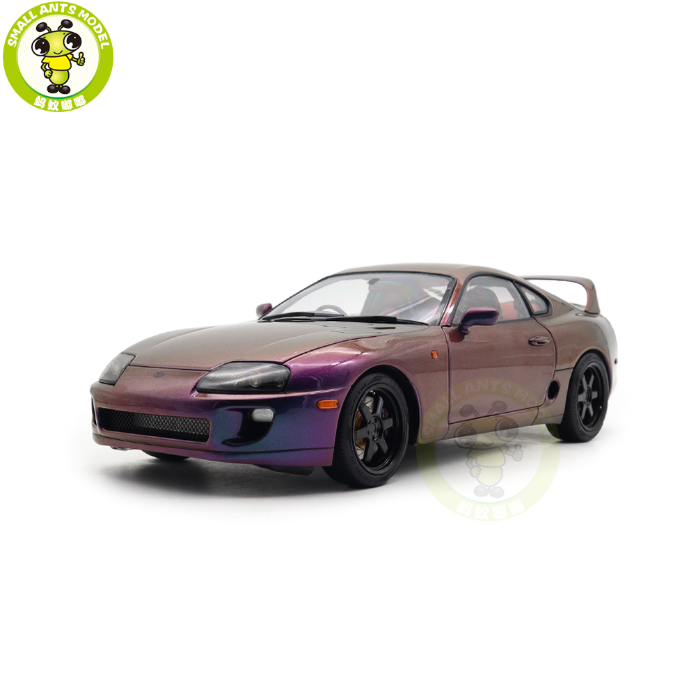 1/18 WHELART Toyota Supra A80 Midnight Purple Diecast Model