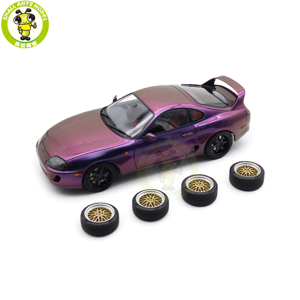 Toyota Supra A80WhelArt Purple 1:18 ミニカー Toyota Supra A80WhelArt Purple 1:18 ミニカー