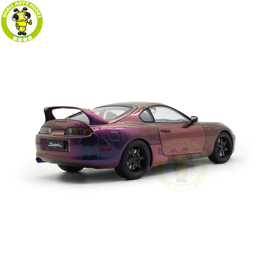 1/18 WHELART Toyota Supra A80 Midnight Purple Diecast Model