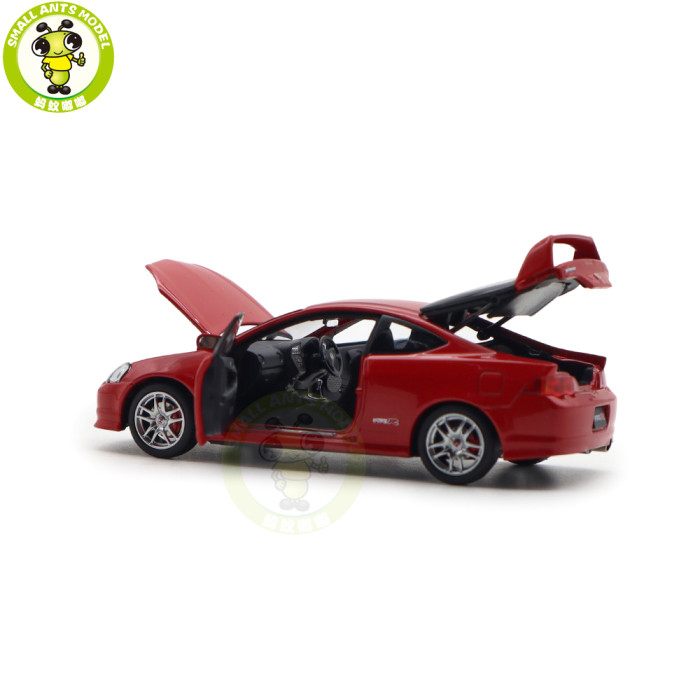 1/43 LCD Honda INTEGRA DC5 Type R All Open Diecast Model Toy Car Gifts For Father Friends