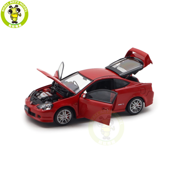 1/43 LCD Honda INTEGRA DC5 Type R All Open Diecast Model Toy Car Gifts For Father Friends