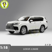 1/18 LCD TOYOTA LEXUS LX600 LX Diecast Model Toy Car Gifts For Friends Father