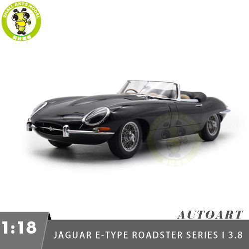 1/18 Jaguar E-TYPE Roadster Series I 3.8 AUTOart 73605 Black Diecast Model Car Gifts For Friends Father