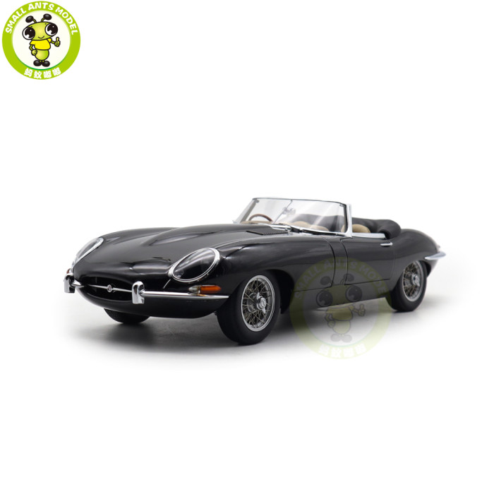 1/18 Jaguar E-TYPE Roadster Series I 3.8 AUTOart 73605 Black Diecast Model Car Gifts For Friends Father
