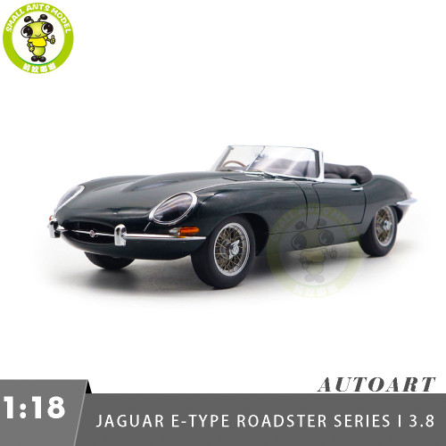 1/18 Jaguar E-TYPE Roadster Series I 3.8 AUTOart 73604 British Racing Green Diecast Model Car Gifts For Friends Father