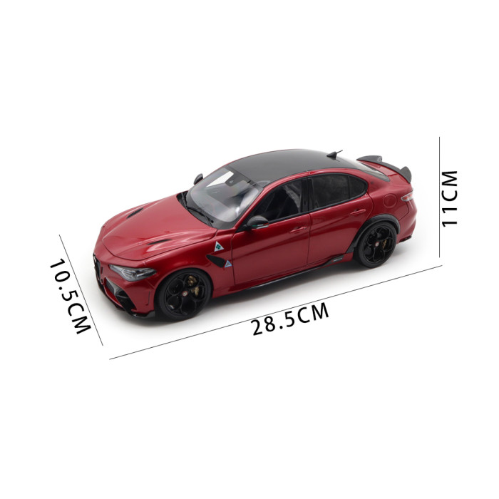 1/18 Alfa Romeo Giulia GTA 952 MOTORHELIX Diecast Model Toy Car Gifts For Father Friends