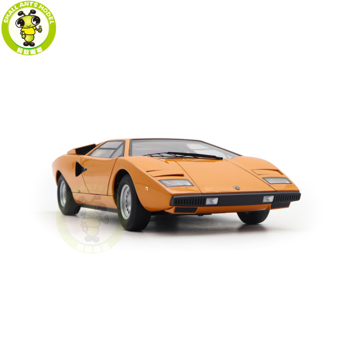 1/18 Lamborghini Countach LP400 AUTOart 74647 Orange Diecast Model Car Gifts For Friends Father