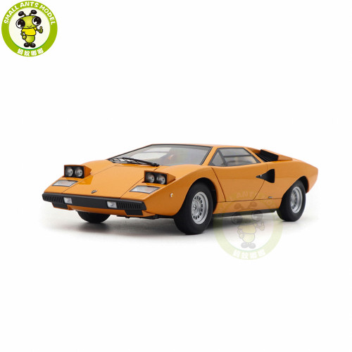 1/18 Lamborghini Countach LP400 AUTOart 74647 Orange Diecast Model Car Gifts For Friends Father