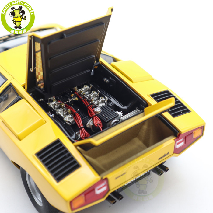 1/18 Lamborghini Countach LP400 AUTOart 74646 Yellow Diecast Model Car Gifts For Friends Father