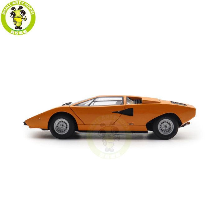 1/18 Lamborghini Countach LP400 AUTOart 74647 Orange Diecast Model Car Gifts For Friends Father