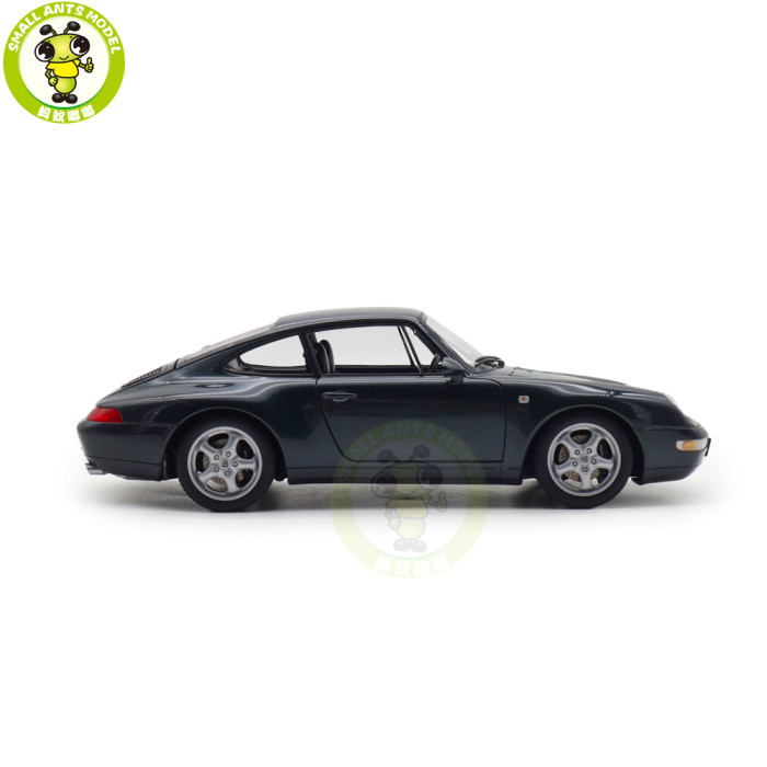 1/18 AUTOart 78134 Porsche 911 993 Carrera Green Metallic Diecast Model Toy Car Gifts For Friends Father