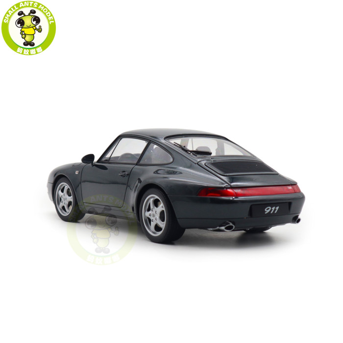 1/18 AUTOart 78134 Porsche 911 993 Carrera Green Metallic Diecast Model Toy Car Gifts For Friends Father