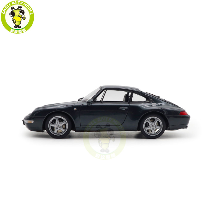 1/18 AUTOart 78134 Porsche 911 993 Carrera Green Metallic Diecast Model Toy Car Gifts For Friends Father