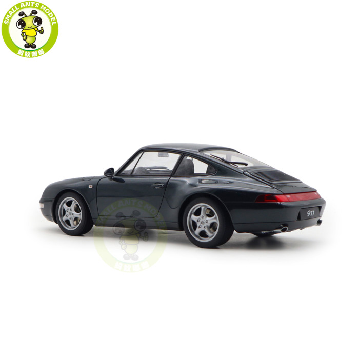 1/18 AUTOart 78134 Porsche 911 993 Carrera Green Metallic Diecast Model Toy Car Gifts For Friends Father