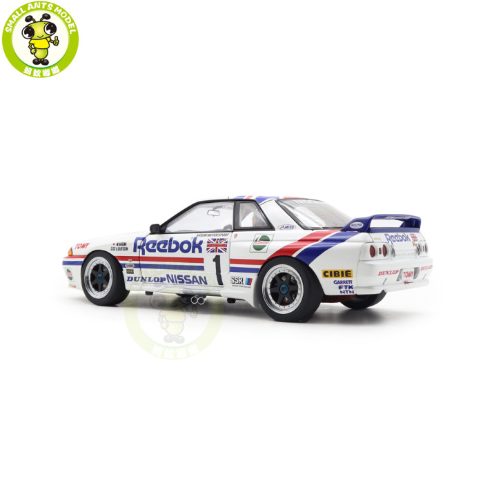 1/18 Autoart 89081 Nissan Skyline GT-R（R32）Group A 1990 Reebok #1 Special Edition Masahiro Hasemi Diecast Model Car Gifts For Friends Father