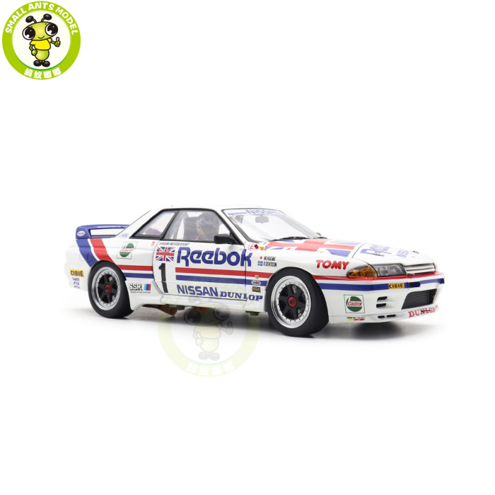 1/18 Autoart 89081 Nissan Skyline GT-R（R32）Group A 1990 Reebok #1 Special Edition Masahiro Hasemi Diecast Model Car Gifts For Friends Father