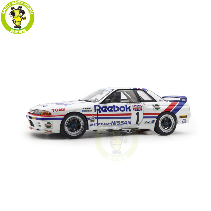 1/18 Autoart 89081 Nissan Skyline GT-R（R32）Group A 1990 Reebok #1 Special Edition Masahiro Hasemi Diecast Model Car Gifts For Friends Father