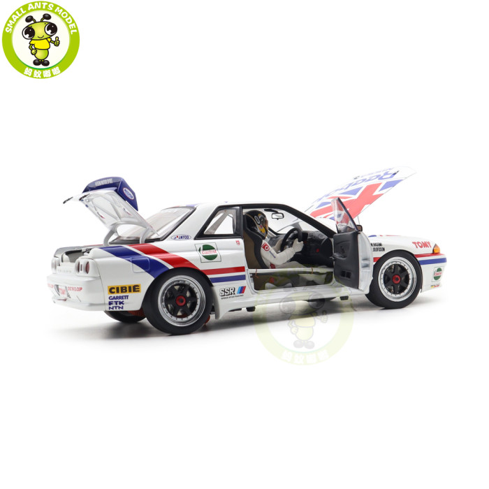 1/18 Autoart 89081 Nissan Skyline GT-R（R32）Group A 1990 Reebok #1 Special Edition Masahiro Hasemi Diecast Model Car Gifts For Friends Father