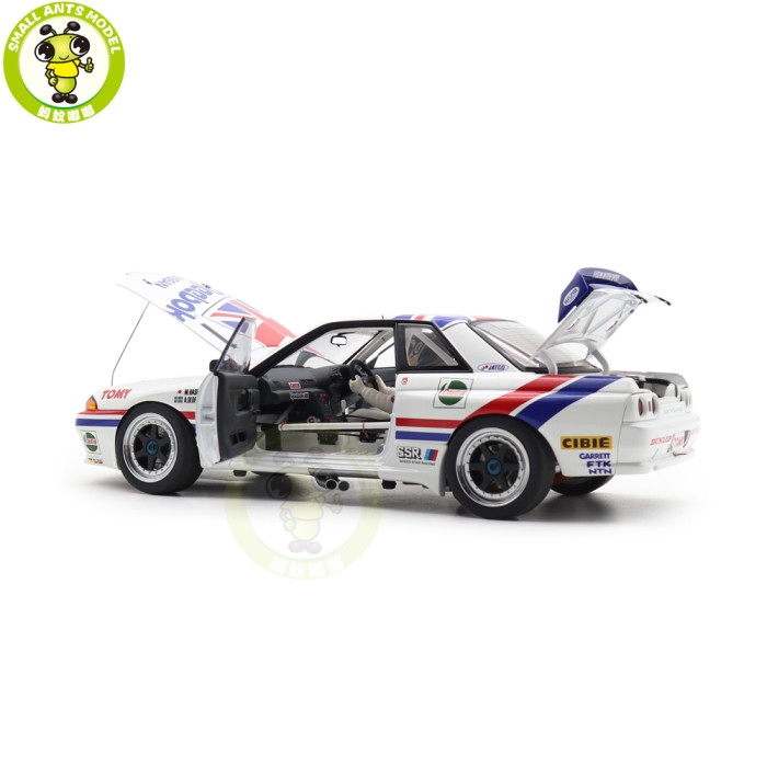 1/18 Autoart 89081 Nissan Skyline GT-R（R32）Group A 1990 Reebok #1 Special Edition Masahiro Hasemi Diecast Model Car Gifts For Friends Father