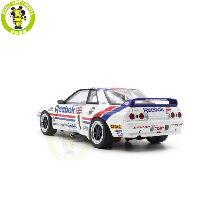 1/18 Autoart 89081 Nissan Skyline GT-R（R32）Group A 1990 Reebok #1 Special Edition Masahiro Hasemi Diecast Model Car Gifts For Friends Father