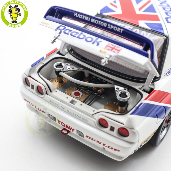 1/18 Autoart 89081 Nissan Skyline GT-R（R32）Group A 1990 Reebok #1 Special Edition Masahiro Hasemi Diecast Model Car Gifts For Friends Father