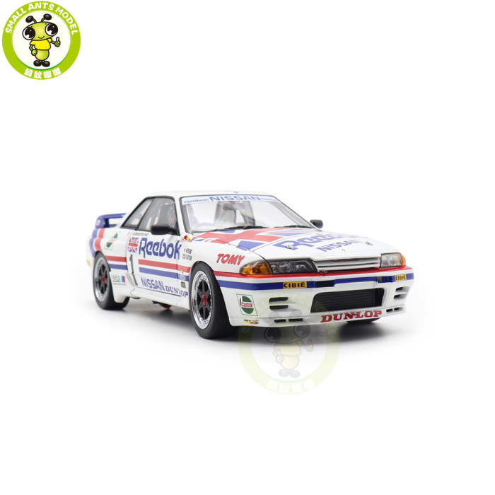 1/18 Autoart 89081 Nissan Skyline GT-R（R32）Group A 1990 Reebok #1 Special Edition Masahiro Hasemi Diecast Model Car Gifts For Friends Father