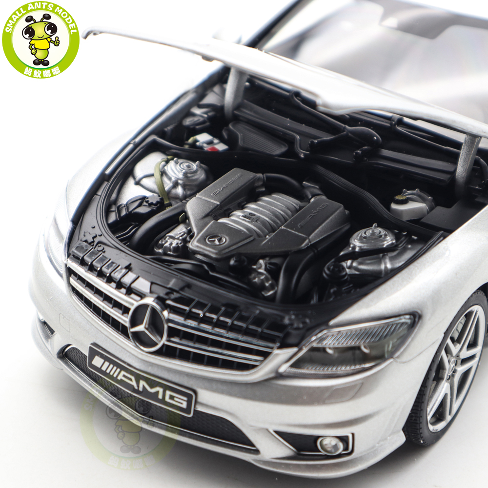 1/18 AUTOart 76168 Mercedes-Benz CL63 AMG Silver Diecast Model Toy