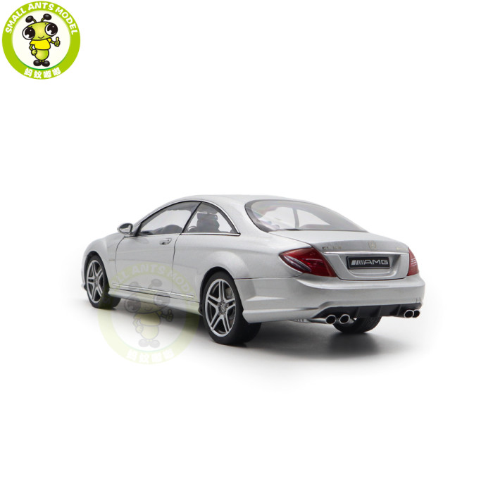 1/18 AUTOart 76168 Mercedes-Benz CL63 AMG Silver Diecast Model Toy Car Gifts For Friends Father
