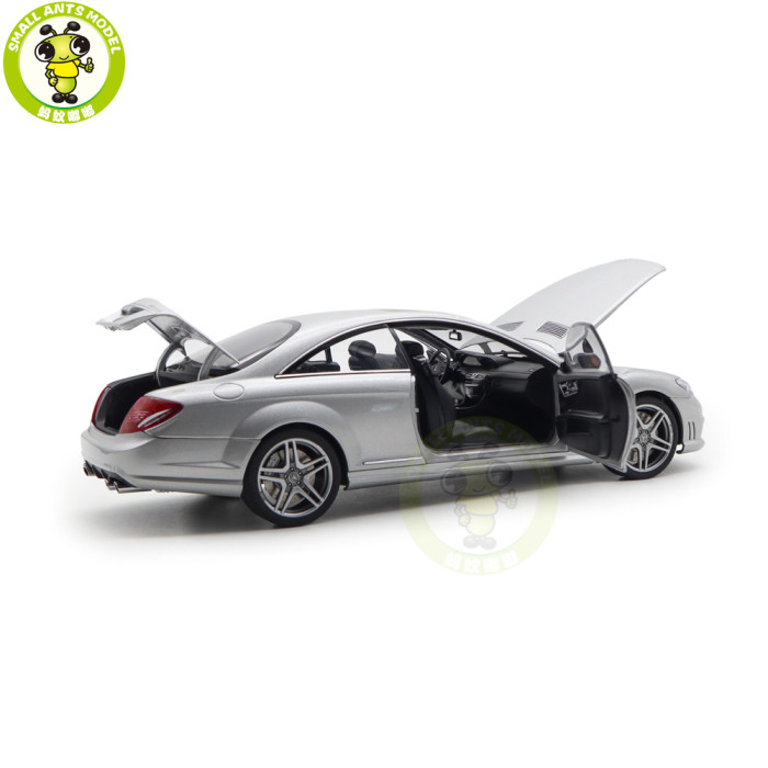 1/18 AUTOart 76168 Mercedes-Benz CL63 AMG Silver Diecast Model Toy Car Gifts For Friends Father