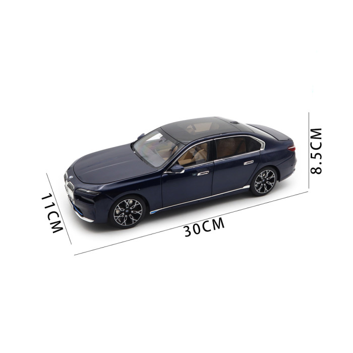 1/18 Minichamps BMW i7 Diecast Model Toys Car Gifts For Father Friends