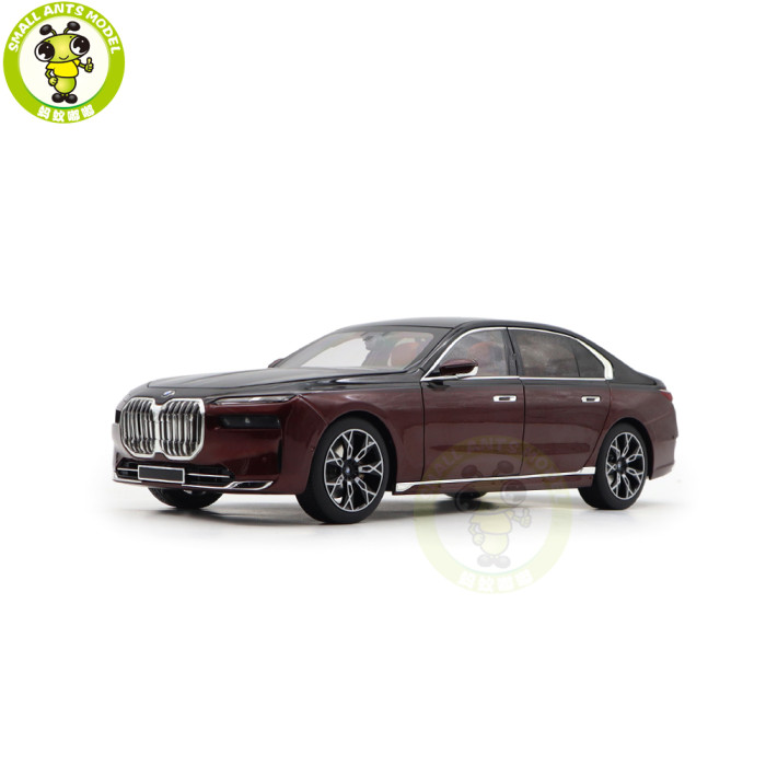 1/18 Minichamps BMW i7 Diecast Model Toys Car Gifts For Father Friends