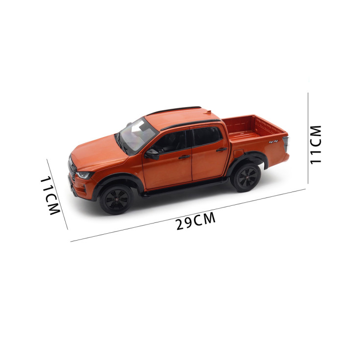 1/18 ISUZU D MAX D-MAX 2023 Pickup Truck Diecast Model Car Toys Gifts For Father Friends