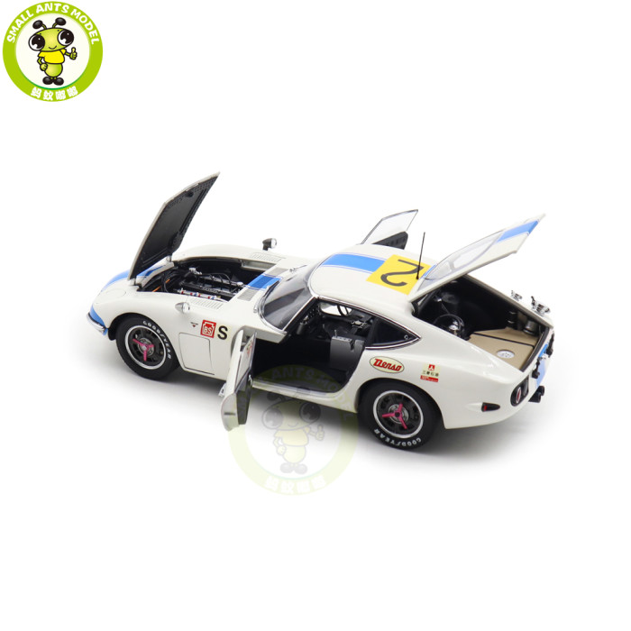1/18 AUTOart 86716 Toyota 2000GT 24 HRS FUJI 1967 #2 Diecast Model Toy Car Gifts For Friends Father